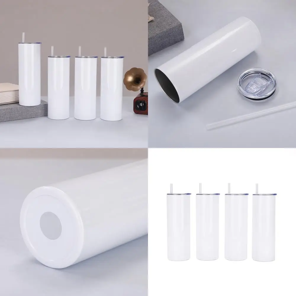 Sublimation Mug White - Copo reto de 20oz em aço