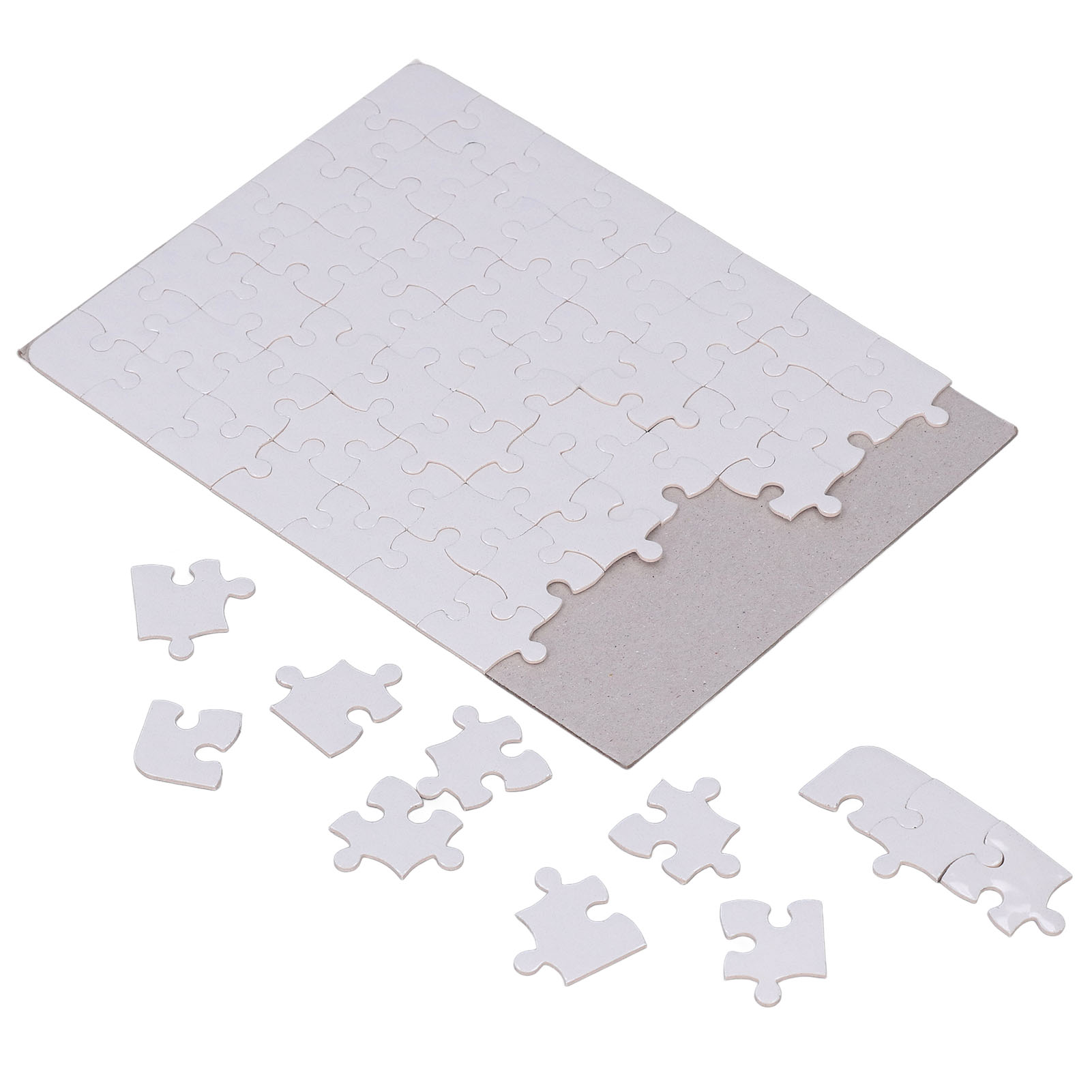 6 conjuntos de quebra-cabeças  - Puzzle Blank White avaliação e preço