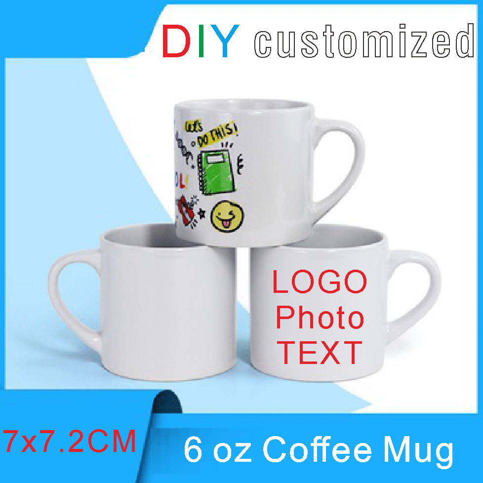 Small Ceramic Coffee Mug, Logo - Sublimation Mug White avaliação e preço