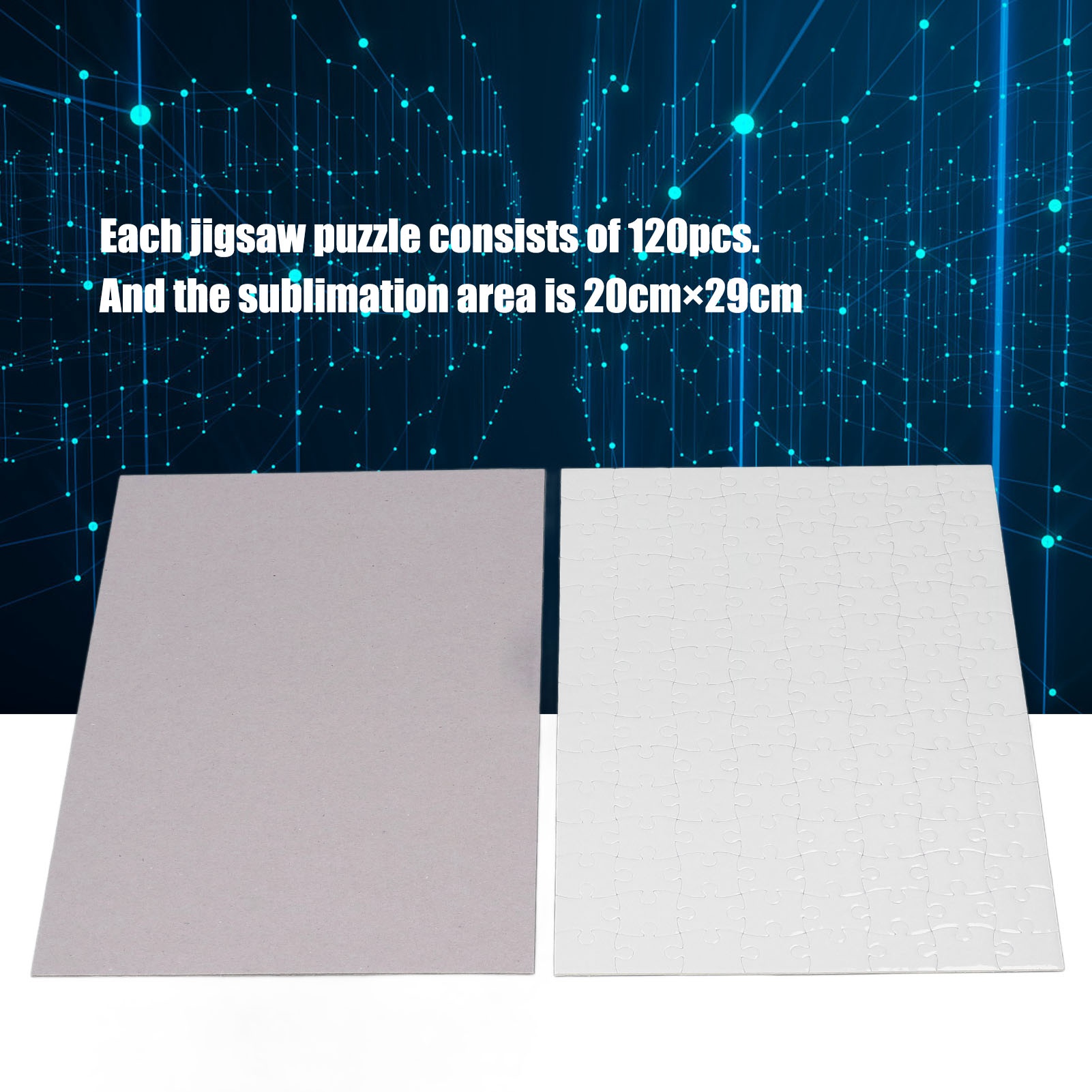 Kit de 10 Quebra-Cabeças em Br - Puzzle Blank White avaliação e preço