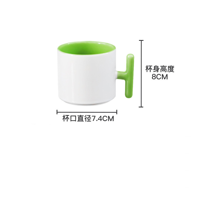 2 pçs criatividade em forma de - Sublimation Mug White avaliação e preço