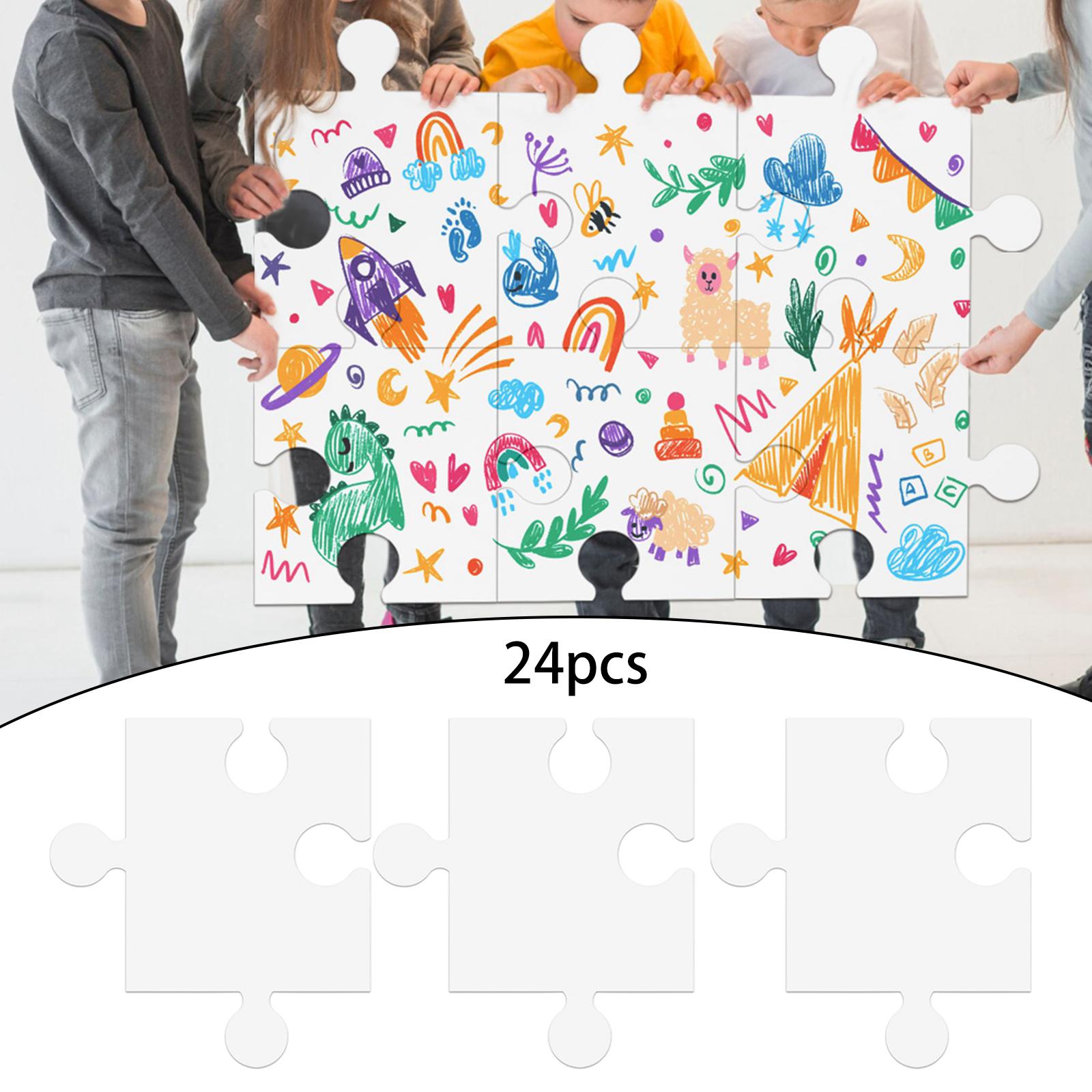 Quebra-cabeça em branco para c - Puzzle Blank White avaliação e preço